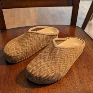 Rothys Teak Herringbone Casual Clog size 8